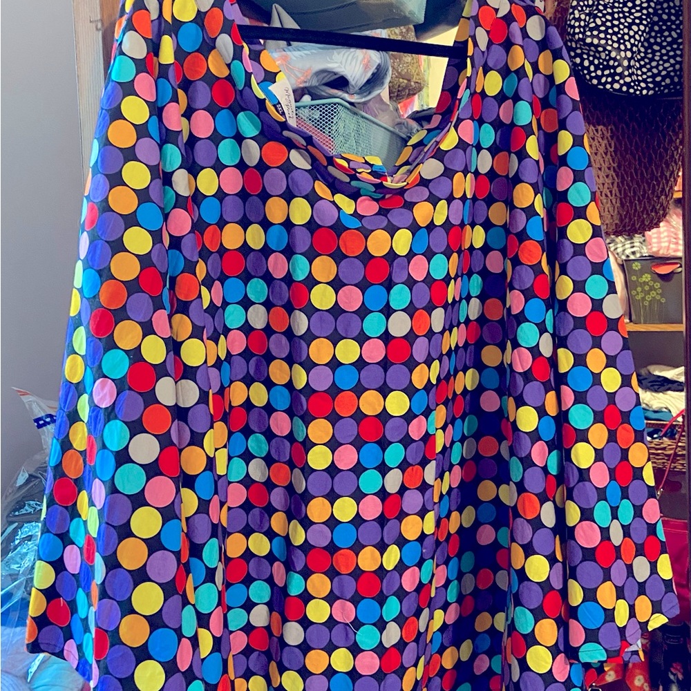 A-Line Midi Retro Style Skirt with Pockets